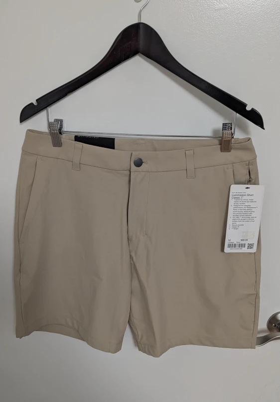 Brand New with Tags Lululemon Shorts Classic 7" Size 32