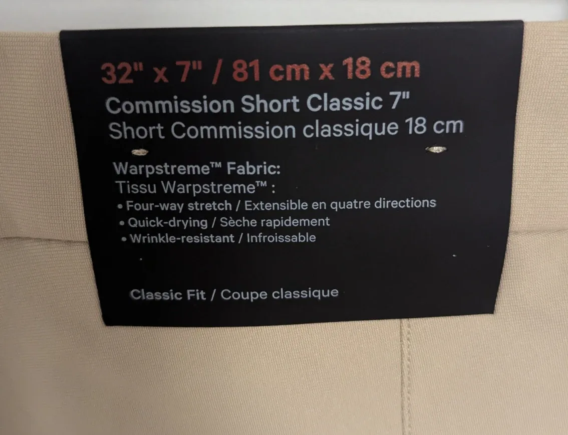 Brand New with Tags Lululemon Shorts Classic 7" Size 32 image indicator(5)