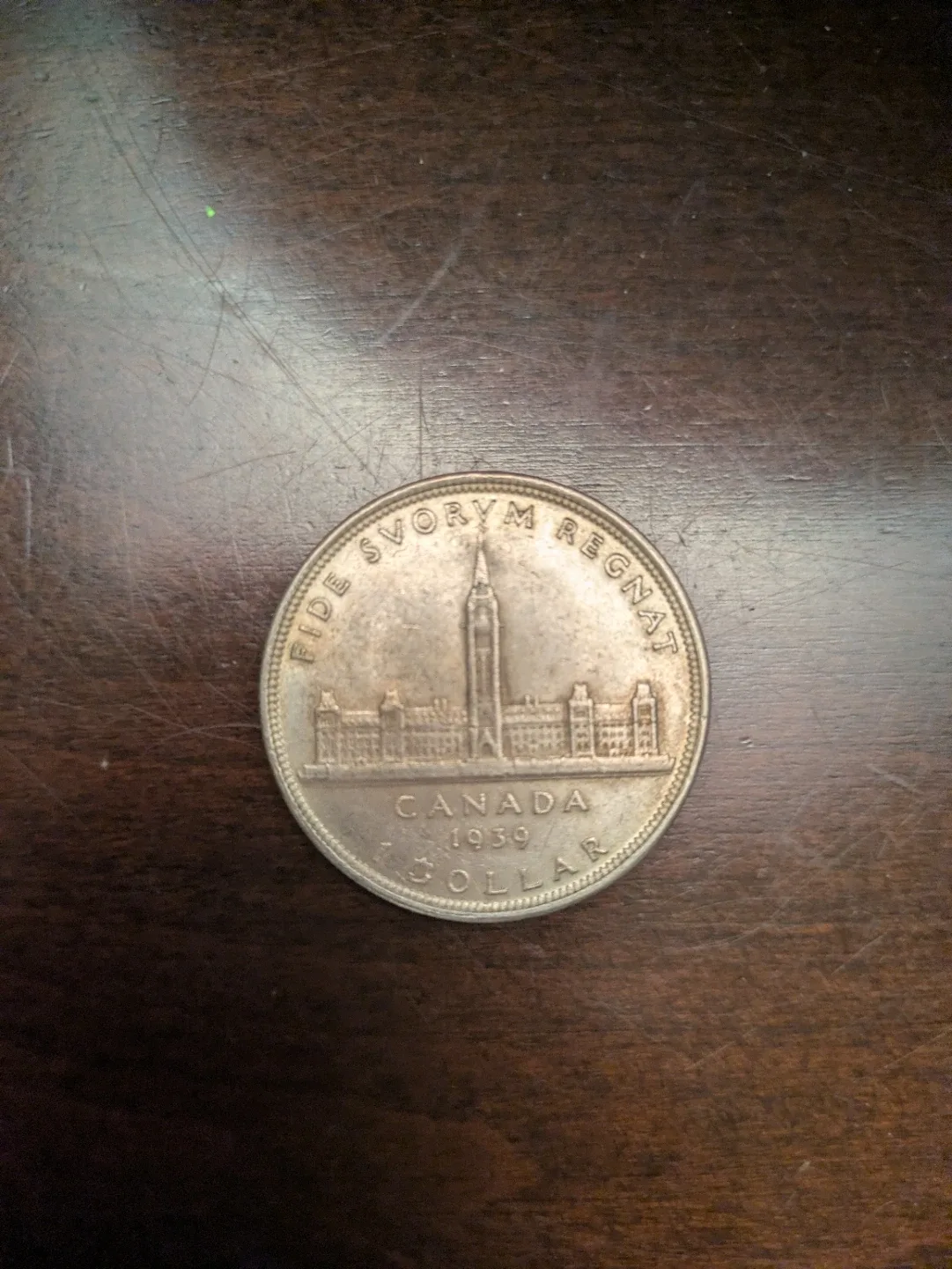 1939 Canadian Silver Dollar