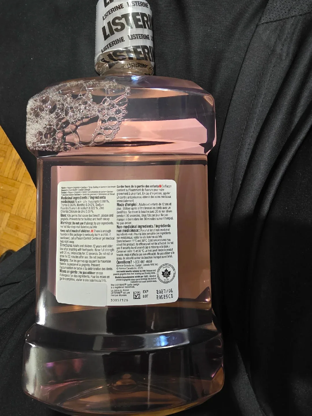 Listerine Total Care Zero Mouthwash - Mild Mint, 1.5L image indicator(2)