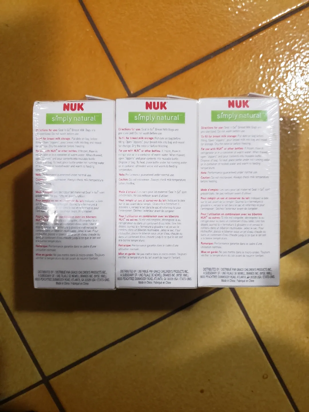 New NUK Seal 'n Go Breast Milk Bags (50 count) image indicator(3)