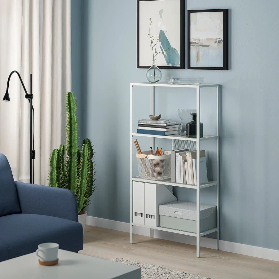(Used) IKEA Baggebo White Shelf Unit - photo 3