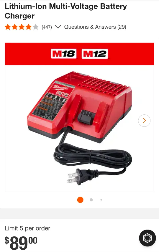 M18 Milwaukee XC 5.0 Lithium Power Starter Kit image indicator(3)