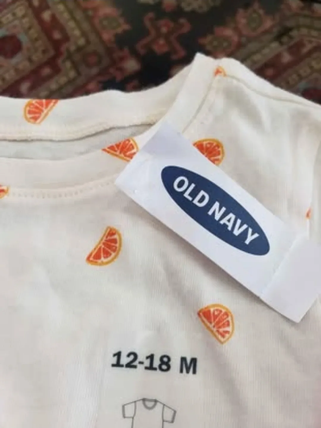 New Old Navy Citrus Tee - 12-18 Months image indicator(2)