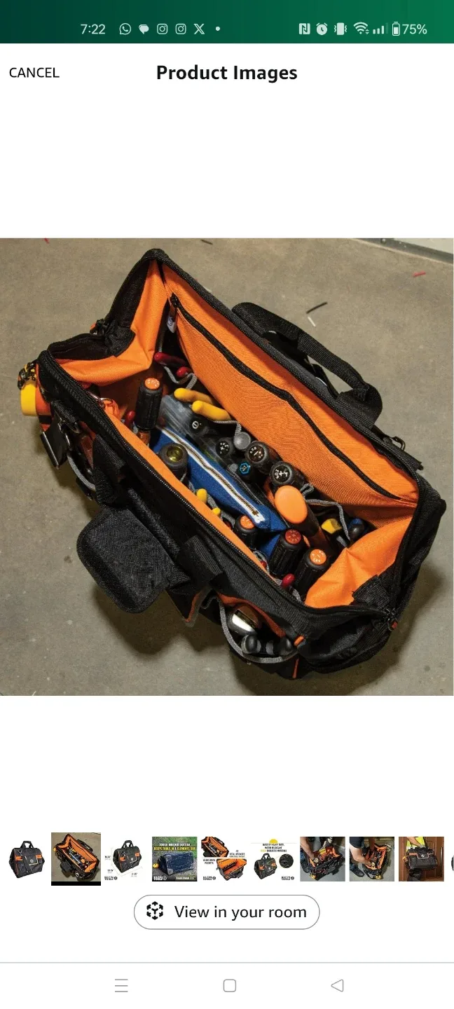 Klein Tools Tradesman Pro Tool Bag - Like New! image indicator(2)