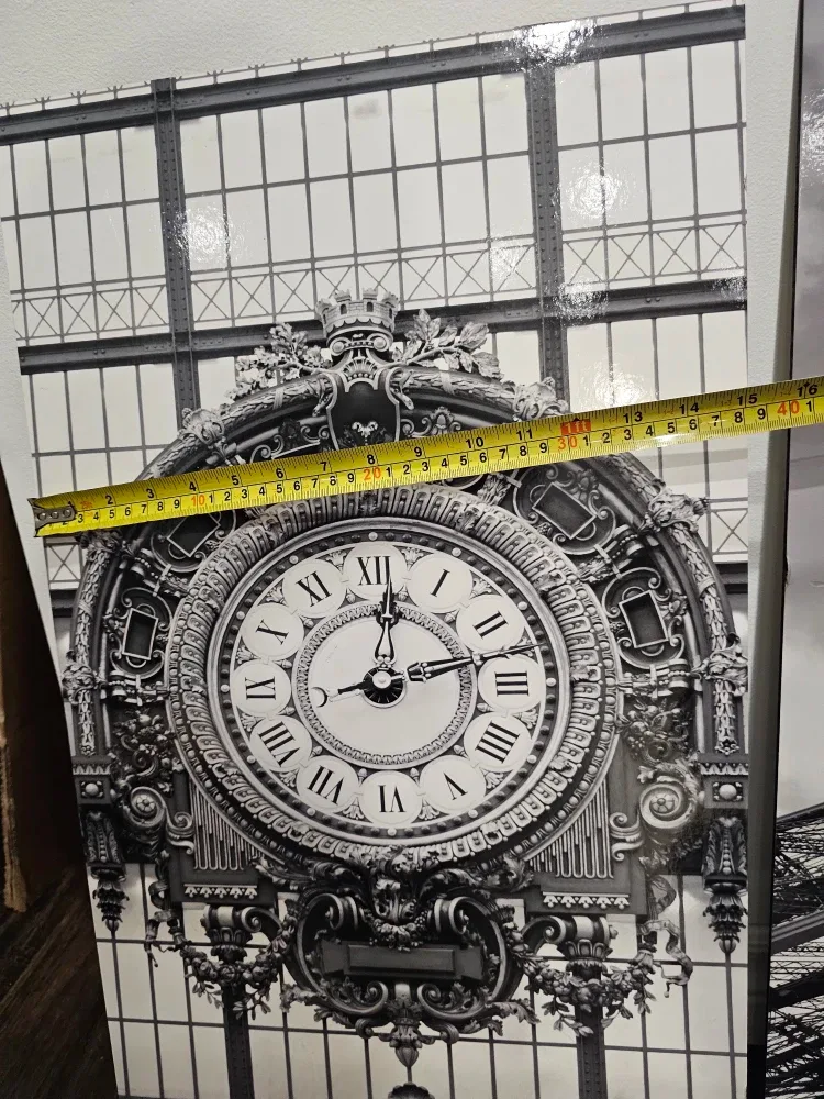 6 pieces Paris Eiffel Tower & Clock Wall Art Set image indicator(5)