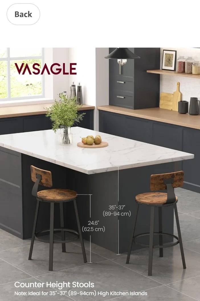 Bar Stools - Set of 2