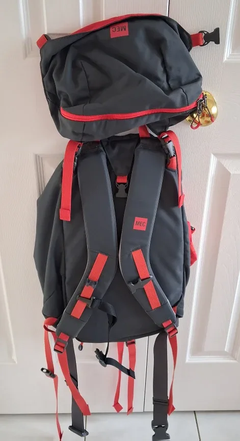 MEC Backpack - Black and Red