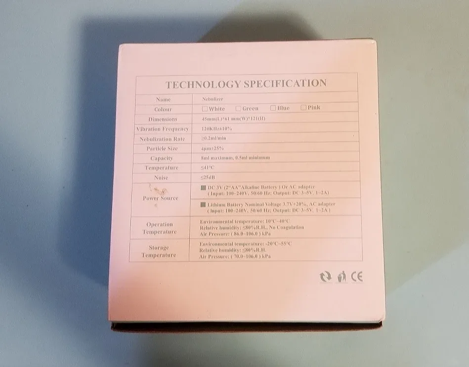 NEW Portable Nebulizer - Pink image indicator(9)