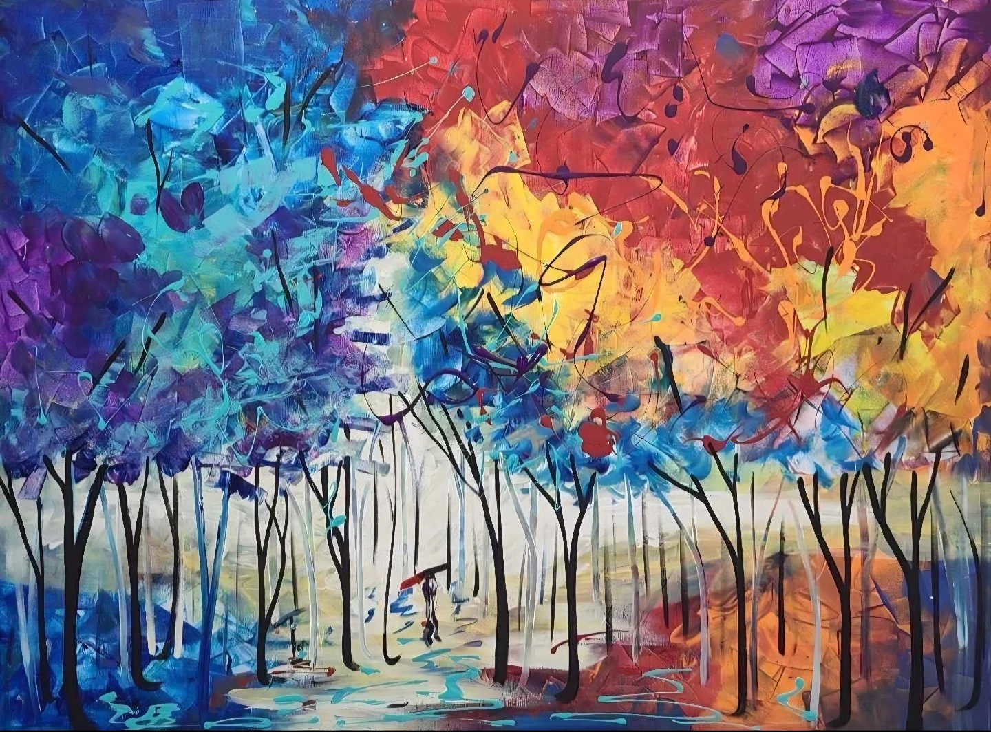 Original hand-painted painting by local artist Stanley Park - photo 4