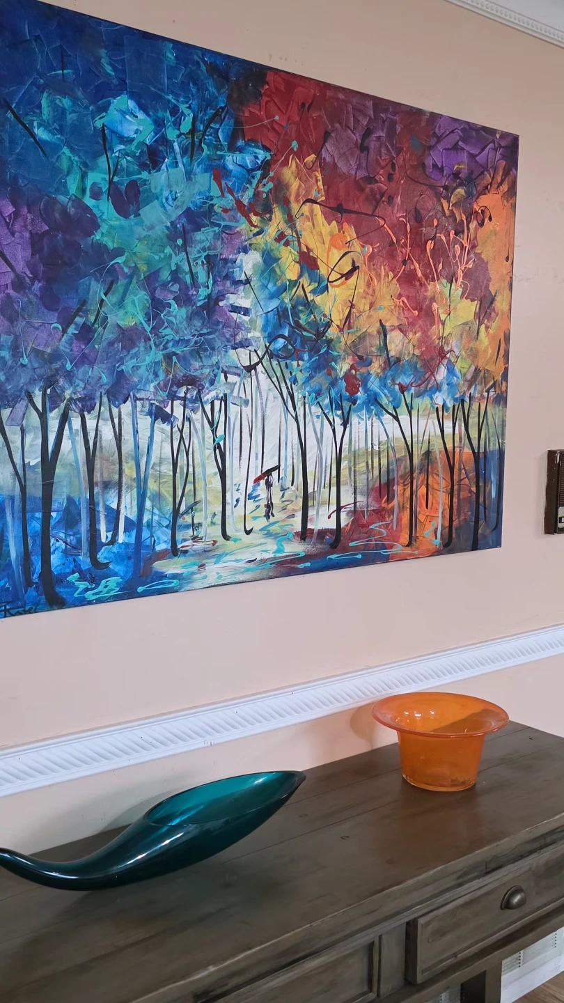 Original hand-painted painting by local artist Stanley Park - photo 5