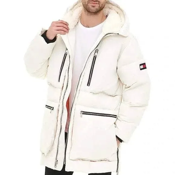 Tommy Hilfiger White Puffer Coat