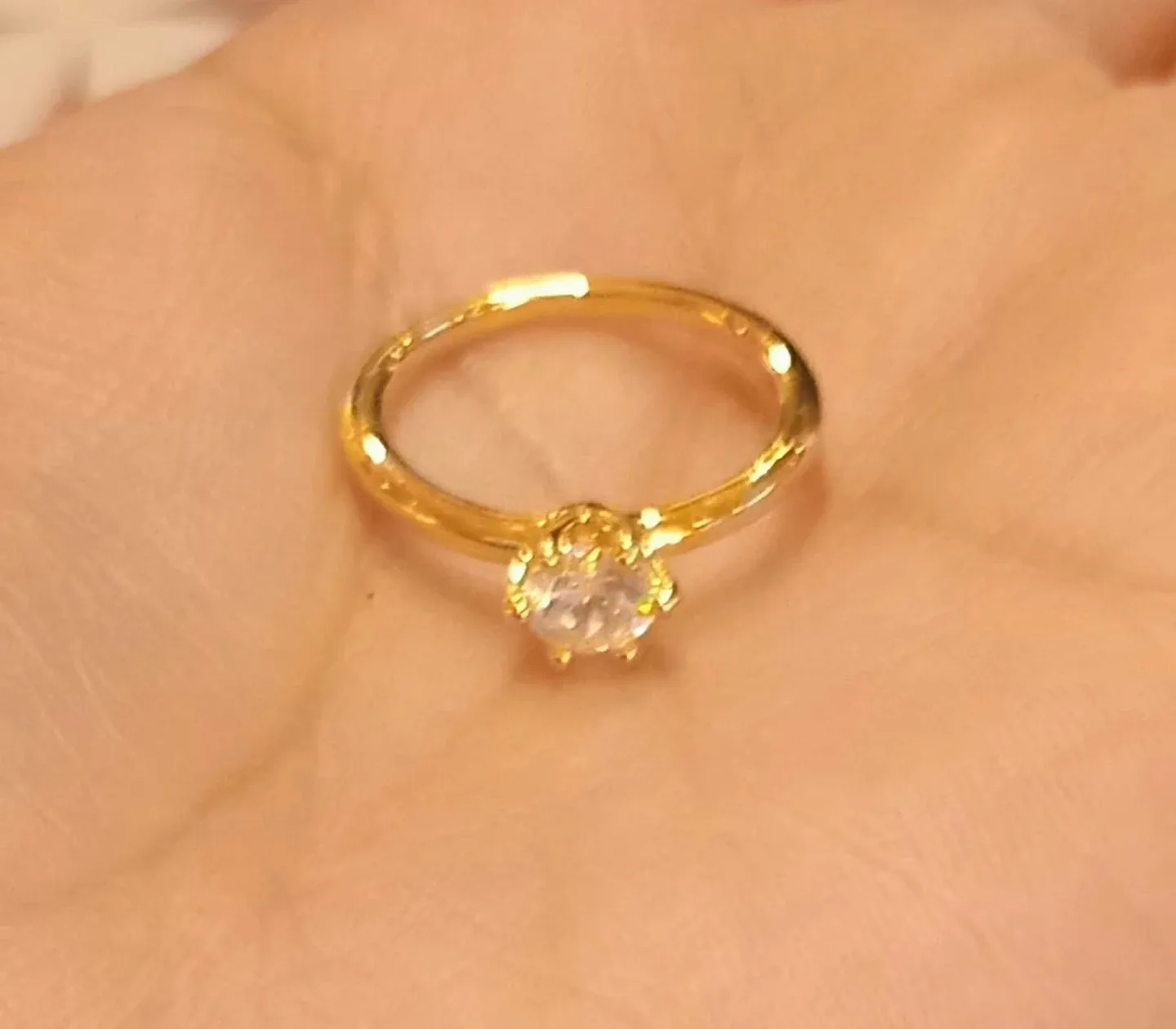 J.Jewerly Stainless Steel Eternety Engagement Ring. image indicator(5)