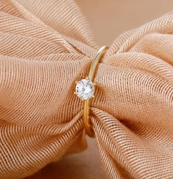 J.Jewerly Stainless Steel Eternety Engagement Ring. image indicator(6)