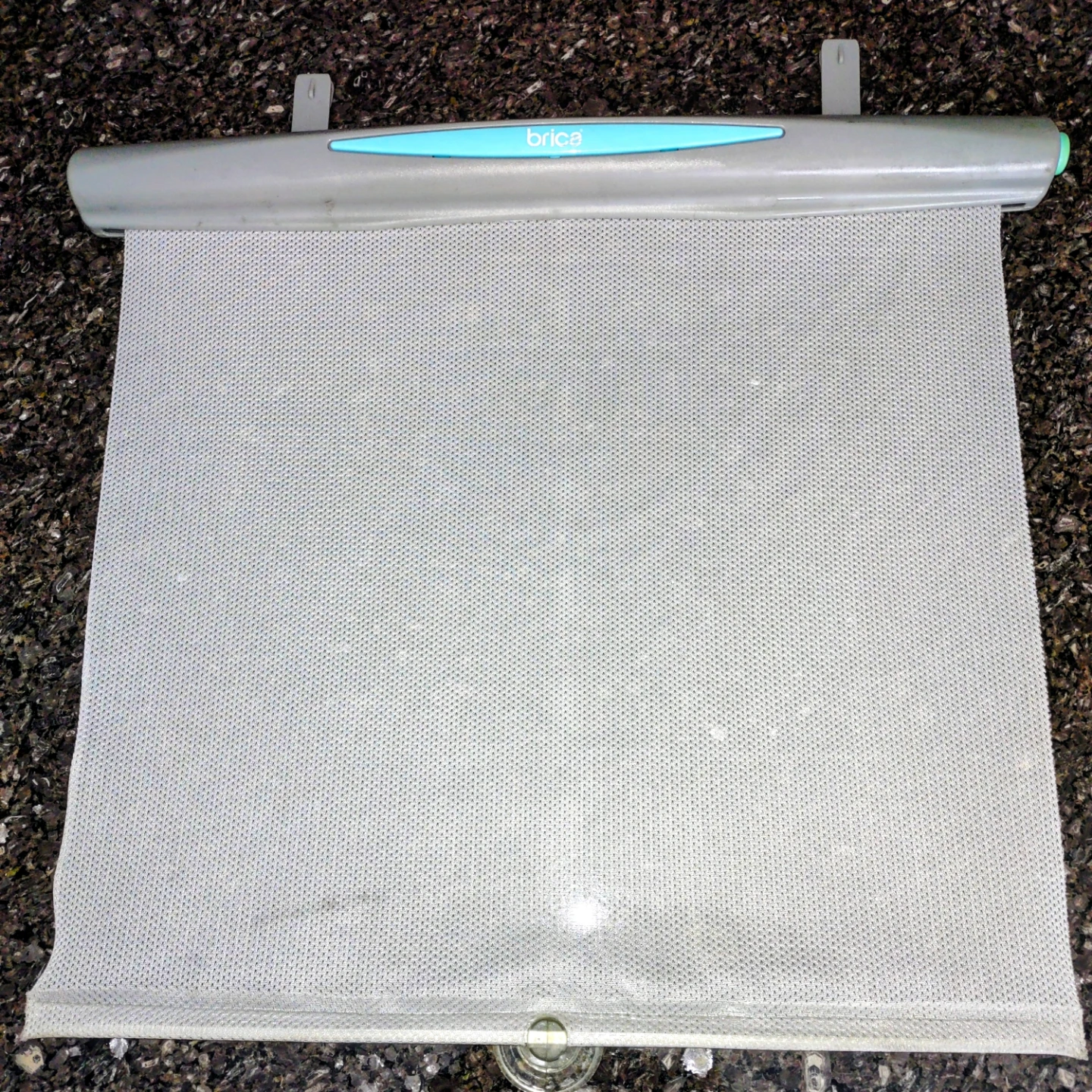 Brica White Retractable Car Window Shade