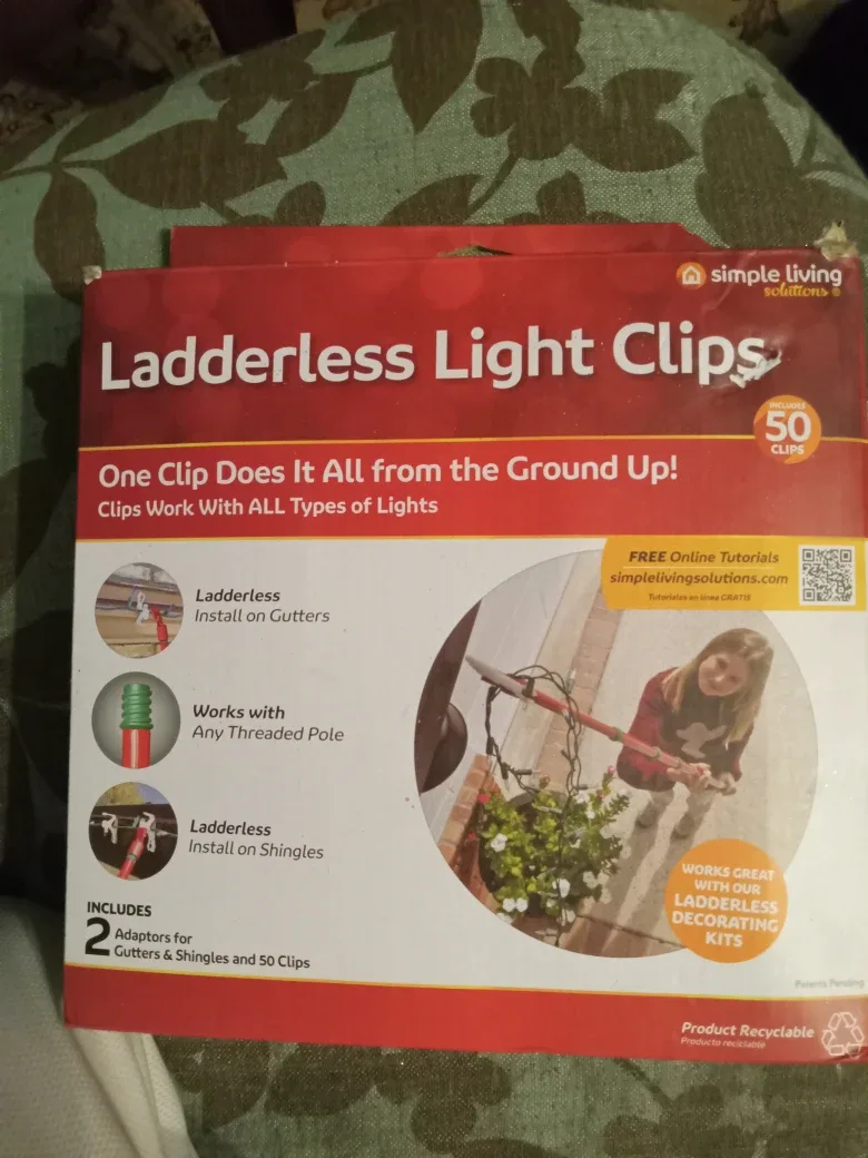 Simple Living Solutions Ladderless Light Clips