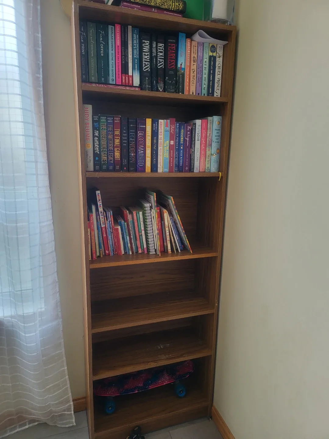 Wooden Bookshelf