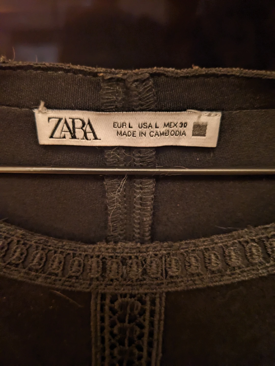 Zara Black Dress - Size L - photo 2