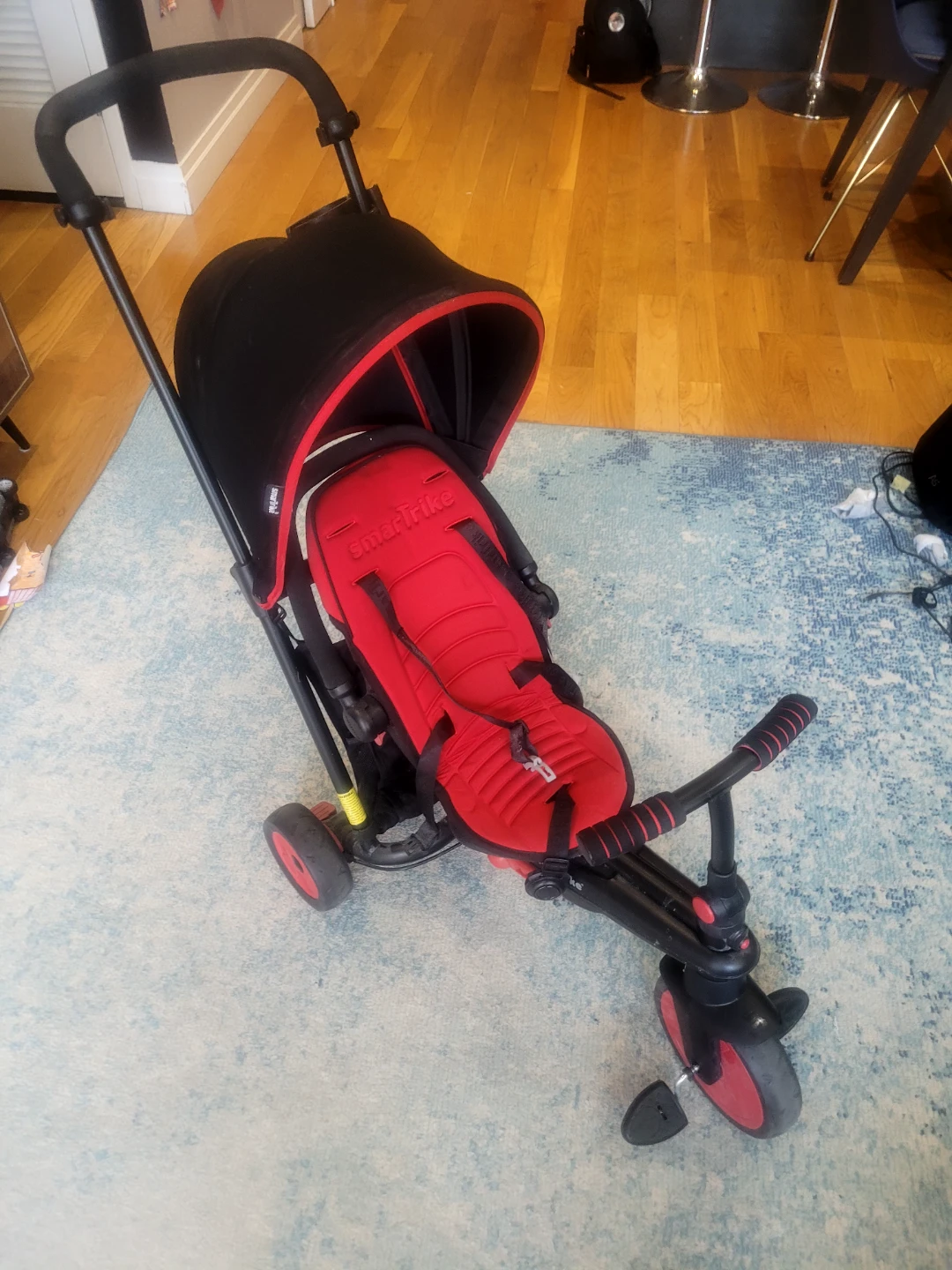 Smartrike STR3 Folding Baby Tricycle - Red - photo 3