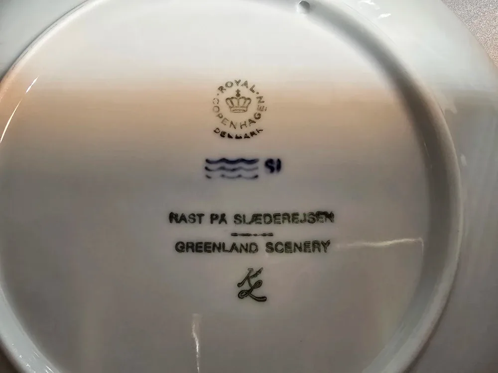 Royal Copenhagen Greenland Scenery 1978 Plate