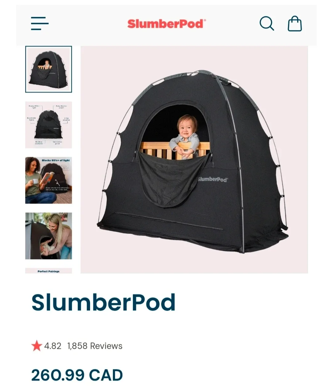 SlumberPod navy star