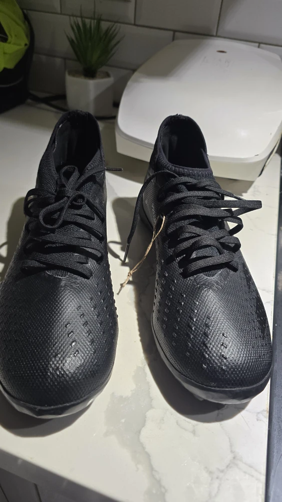 Adidas Black Soccer Shoes TURF