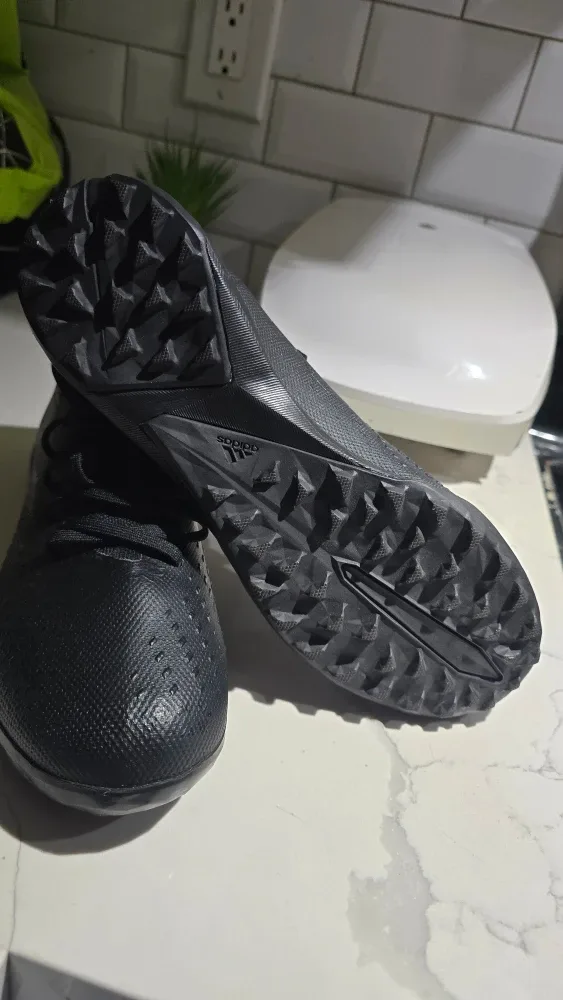 Adidas Black Soccer Shoes TURF image indicator(2)