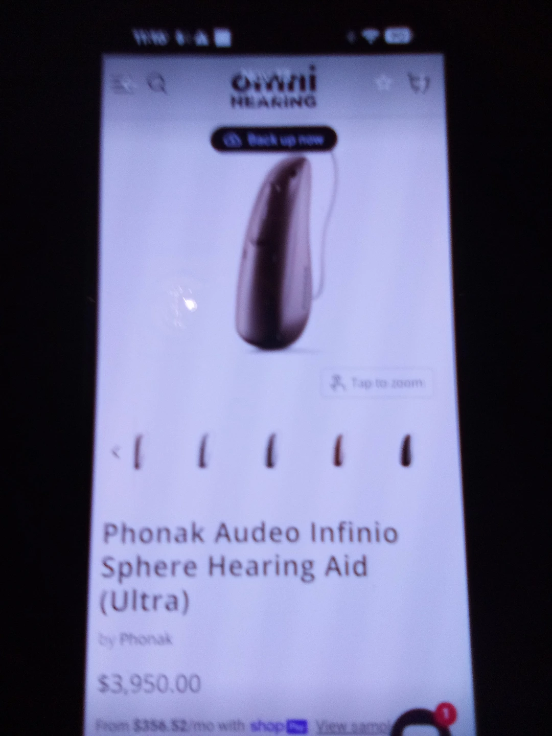 Phonak Audeo Infino Sphere Hearing Aid (Ultra)