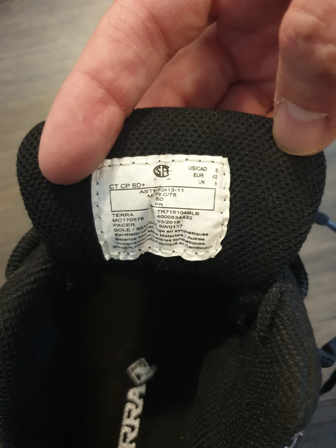 Men's Work Shoes, Size 8 image indicator(2)