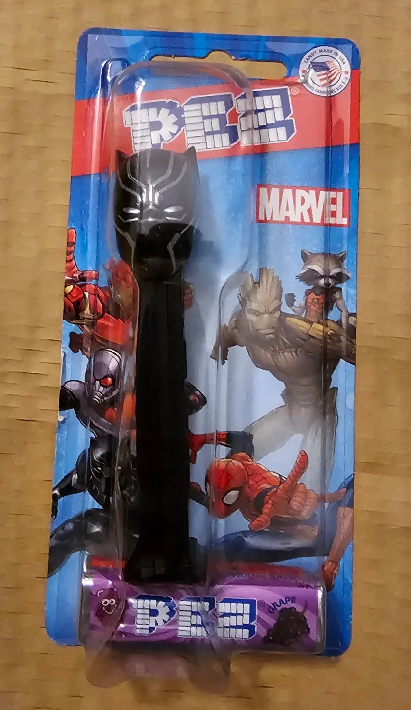 Marvel Black Panther PEZ Dispenser - New in Package!