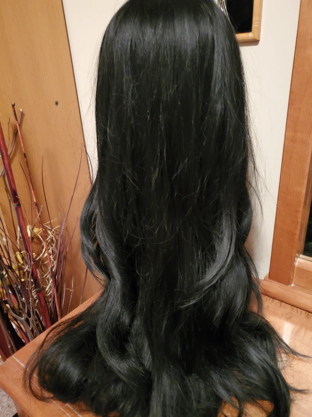 Black Synthetic Wig - photo 3