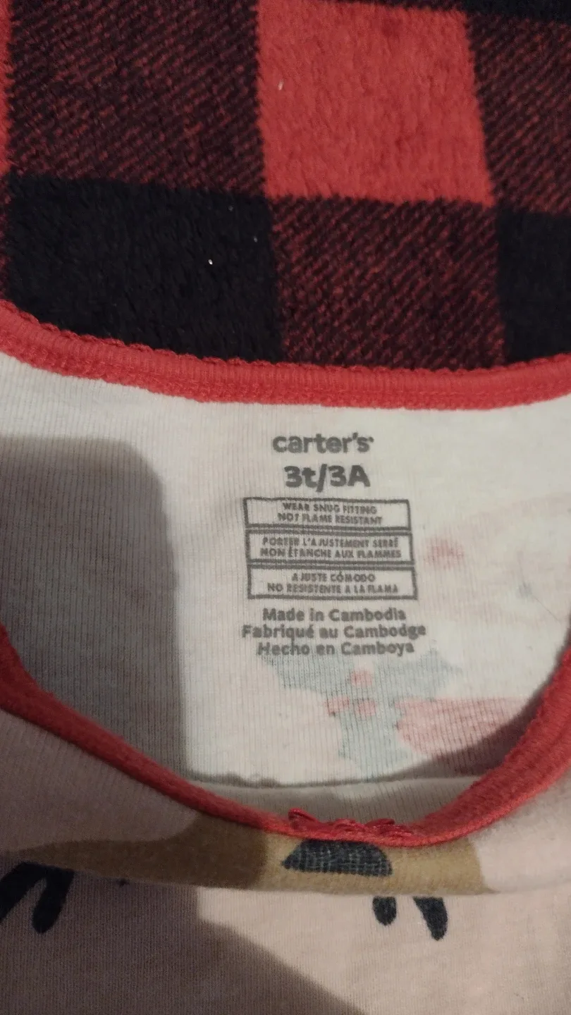 Carter's 3T/3A Christmas Pajamas image indicator(4)