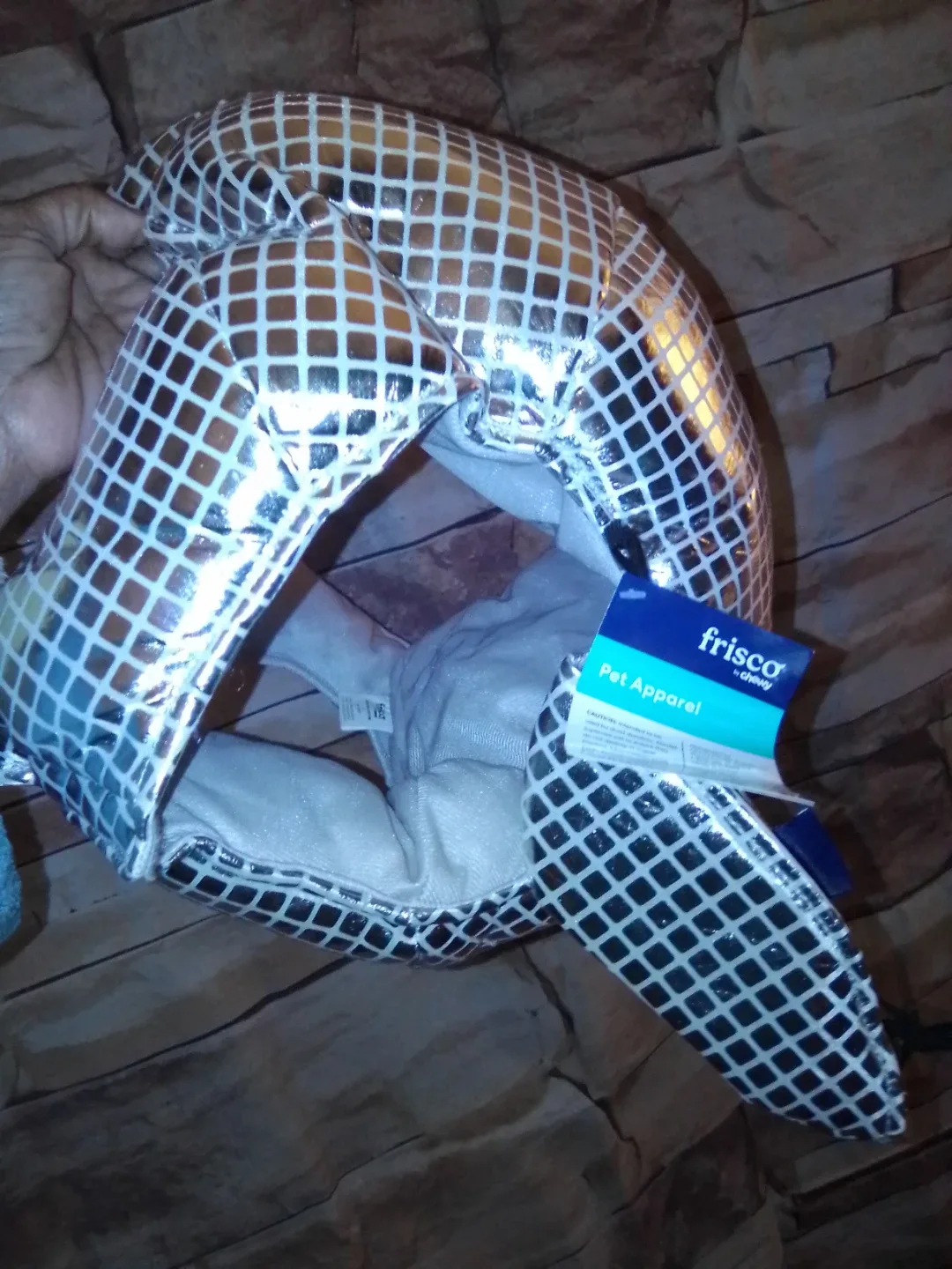 Sz Lrg  pet costume disco ball image indicator(2)