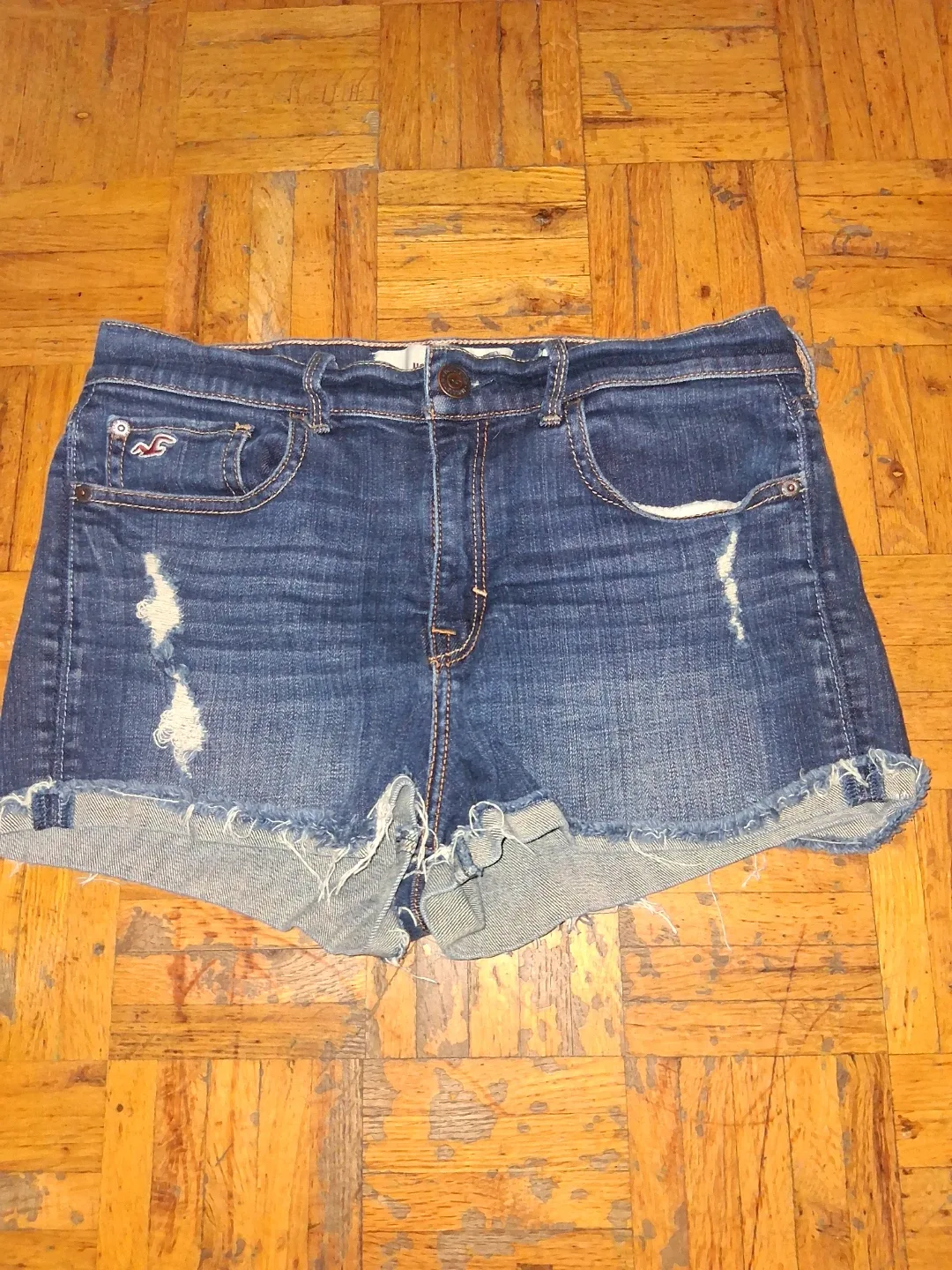 Hollister Denim Shorts - Size 9/W29 thumbnail