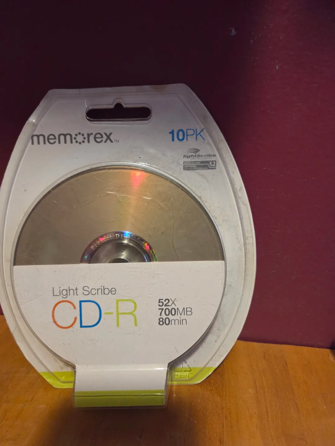 Memorex Lightscribe CD-R 10pk
