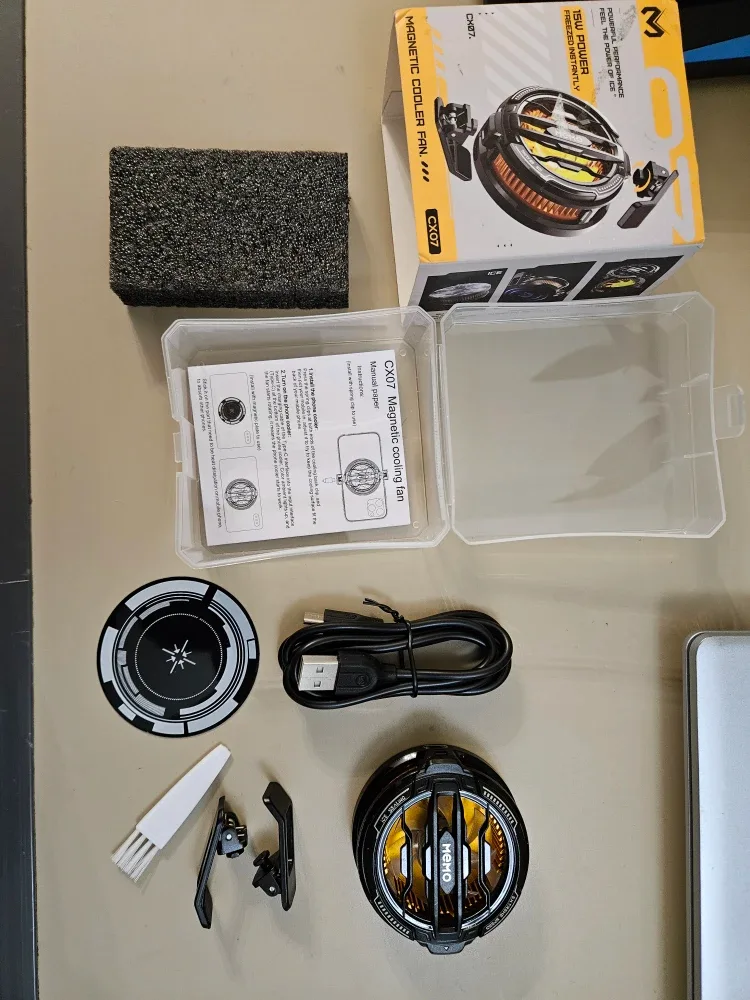 CX07 Magnetic Ice Cooler Fan image indicator(3)