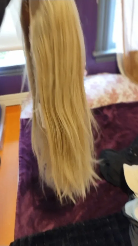 NEW Bellami lacefront blonde wig. image indicator(2)