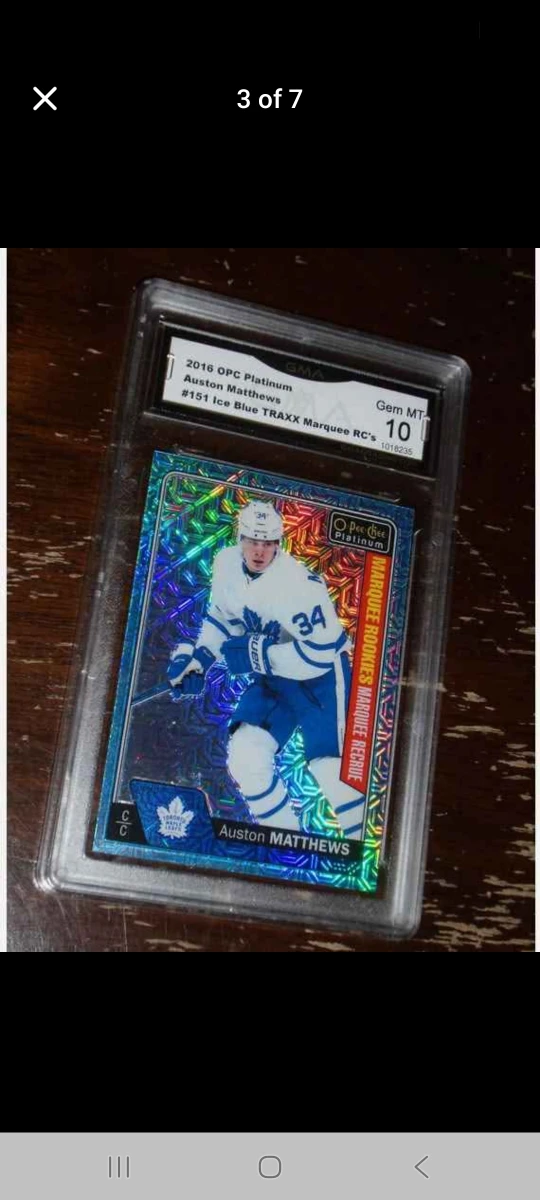 16/17 O-Pee-Chee, Ice Blue Traxx, Auston Matthews, Rookie - photo 3