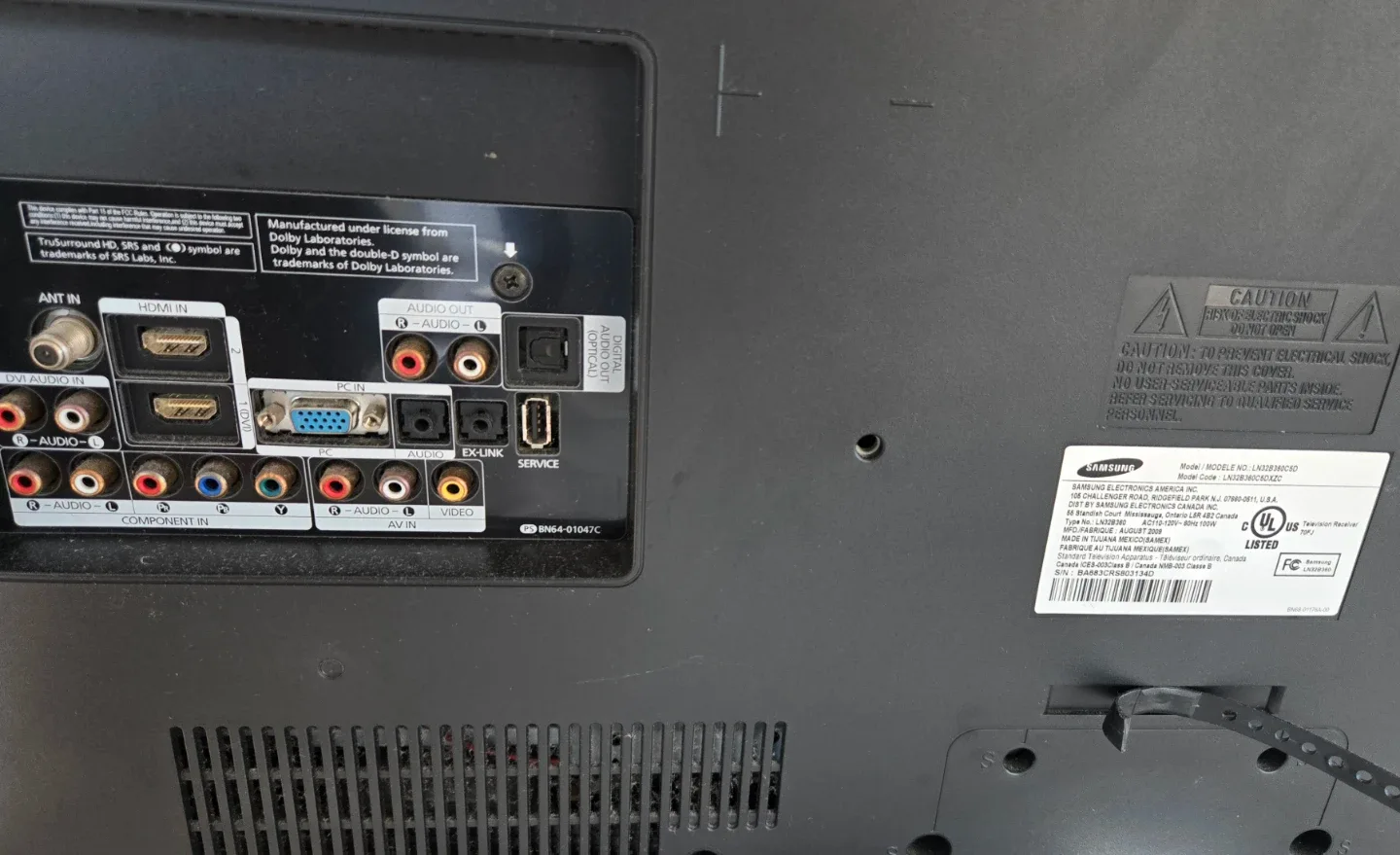 Samsung 32 inch TV image indicator(4)