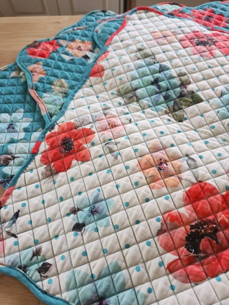 Floral Quilted Placemats - Set of 4 image indicator(3)