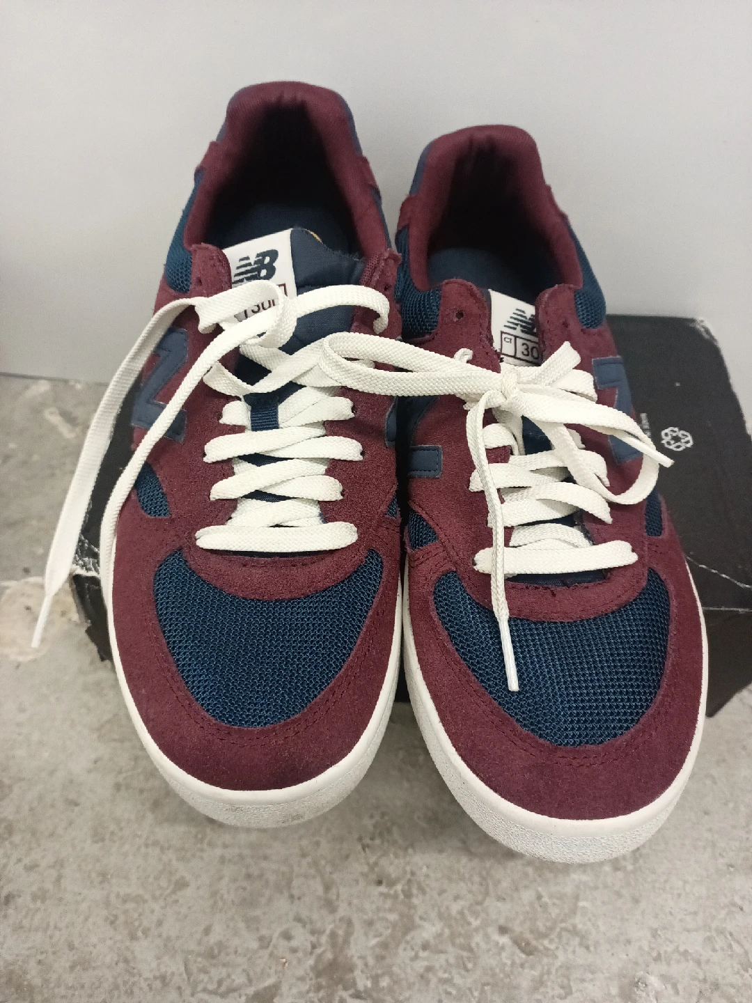 New Balance 300 Burgundy/Navy Sneakers