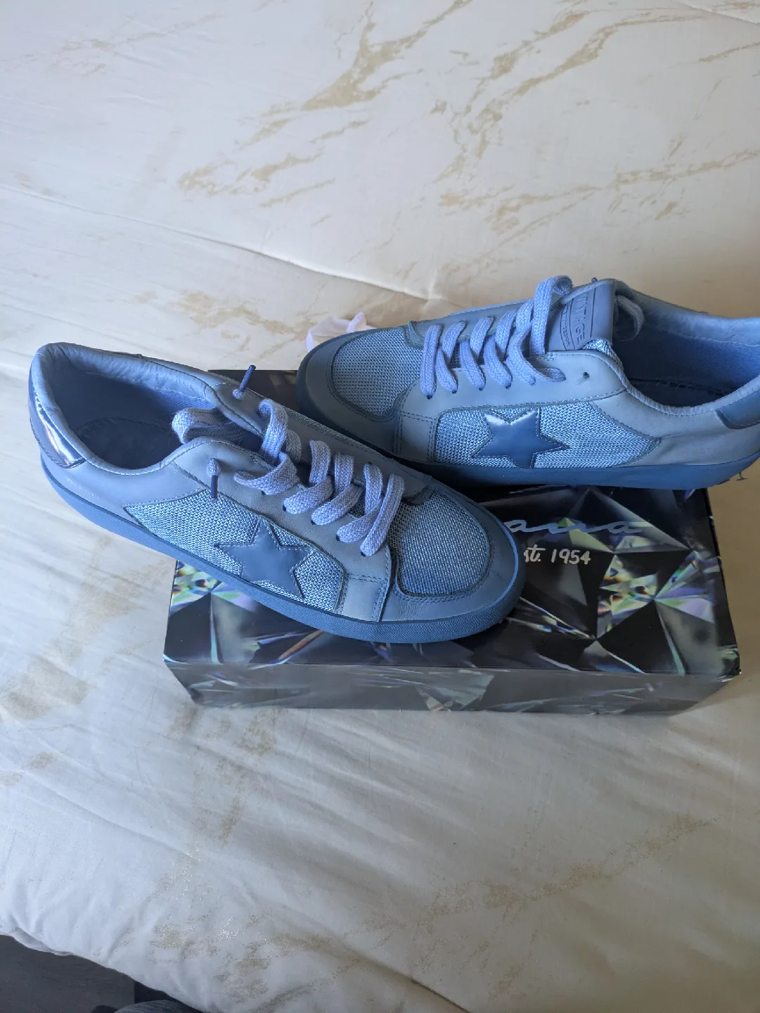 Vintage Havana Women's Sneakers - Blue Size 11 image indicator(5)