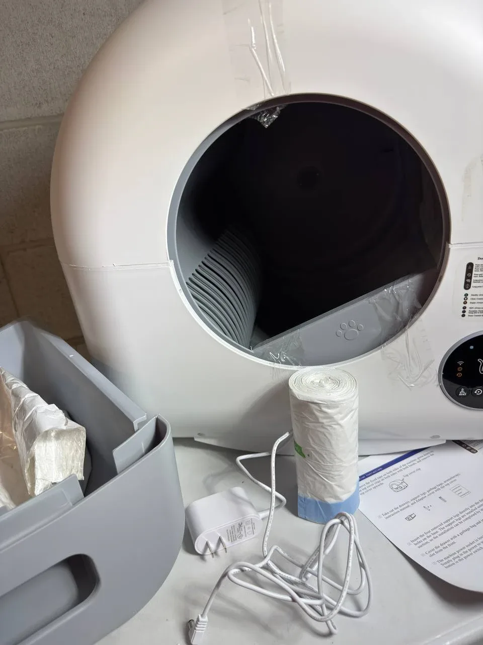 Fsitego Automatic Cat Litter Box Self Cleaning for Multiple Cats image indicator(2)