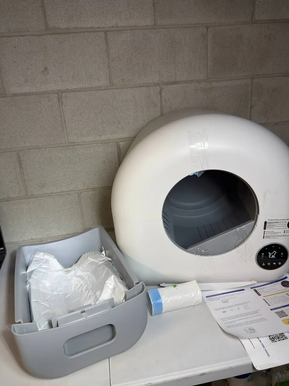 Fsitego Automatic Cat Litter Box Self Cleaning for Multiple Cats image indicator(5)