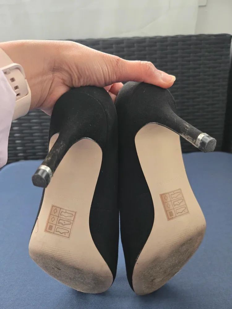 Call It Spring Black Heels - Size 7 image indicator(2)