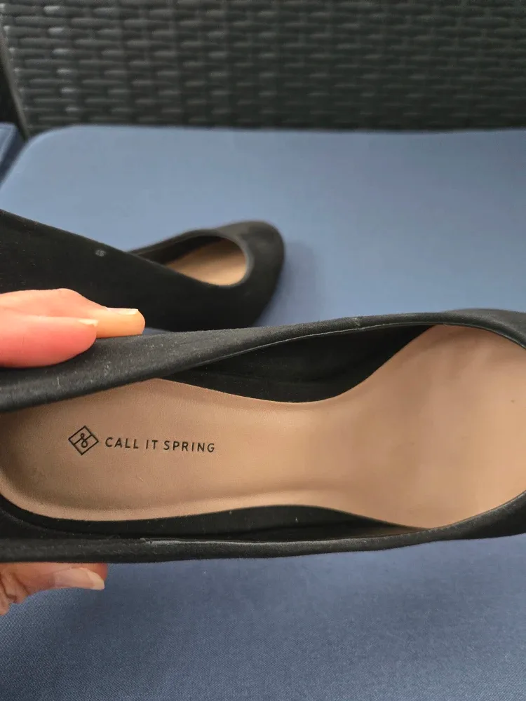 Call It Spring Black Heels - Size 7 image indicator(3)