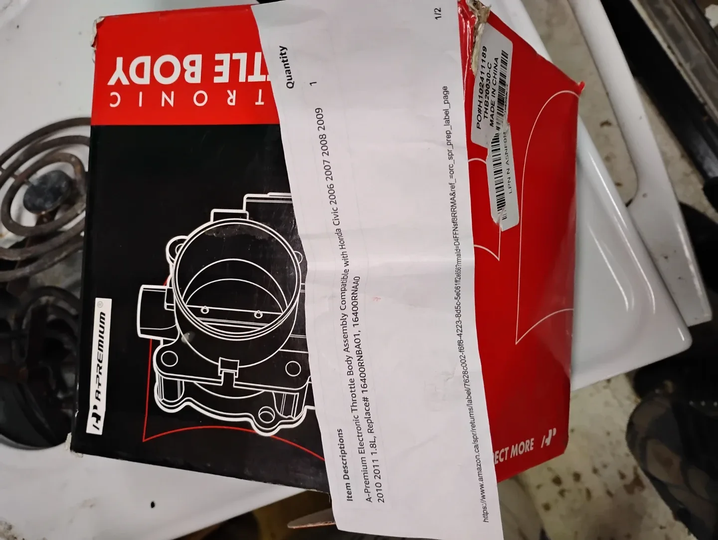 A-Premium Electronic Throttle Body for Honda Civic