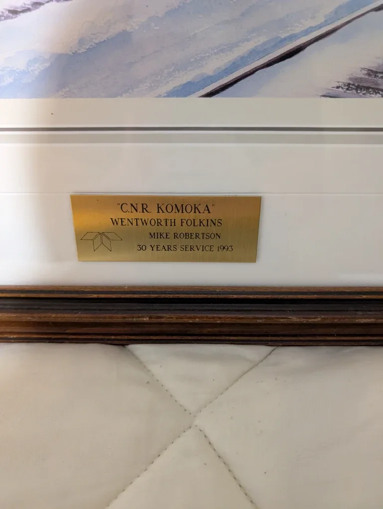 Framed "C.N.R. Komoka" Print image indicator(2)