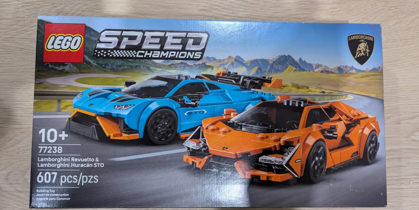 LEGO Speed Champions 77238 Lamborghini Revuelto & Huracán STO