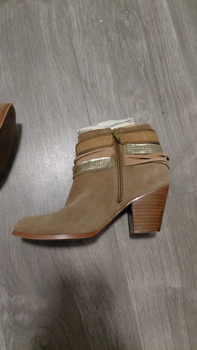 Brown Suede Ankle Boots image indicator(2)